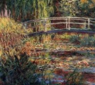 Bassin aux nympheas, harmonie rose  / Monet