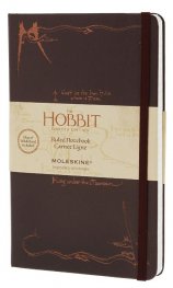 Бележник Moleskine Limited Edition Hobbit Large Ruled Notebook Burgundy [7986]