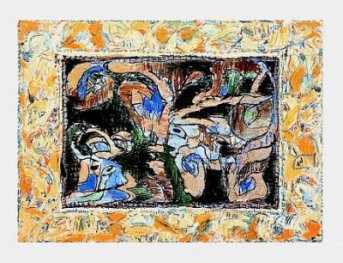 Rectangle protege / Alechinsky