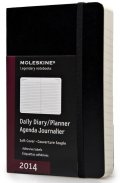 Бележник Moleskine 2014 12 Month Daily Planner Pocket Soft Cover Black [5814]