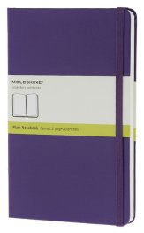 Бележник Moleskine Classic Hard Cover Pocket Plain Notebook Brilliant Violet [6446]