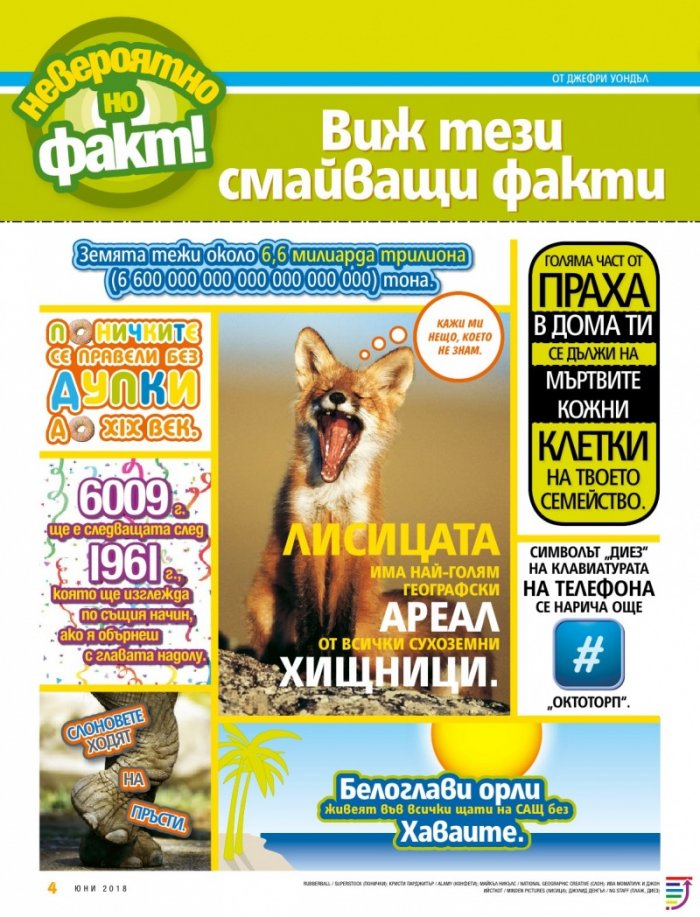 National Geographic KIDS България Юни/2018
