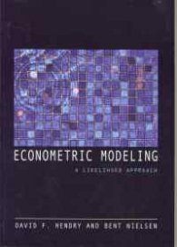 Econometric Modeling: A Likelihood Approach