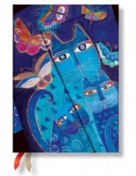 Бележник Paperblanks Diary 2016 Blue Cats & Butterflies/ 0836