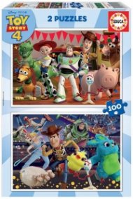 EDU18107 Играта на играчките -  пъзел 2х100 части