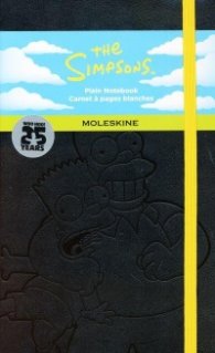 Бележник Moleskine The Simpsons Limited Edition Notebook Pocket Plain Black Hard Cover [4279]