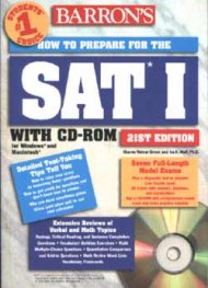How to Prepare for the SAT 1 + CD ROM