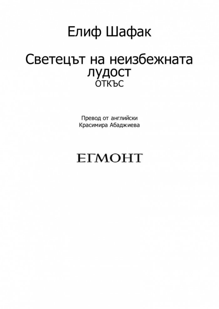 Светецът на неизбежната лудост