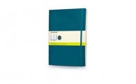 Бележник Moleskine Classic Colored Notebook, Extra Large, Plain, Underwater Blue, Soft Cover [3838]