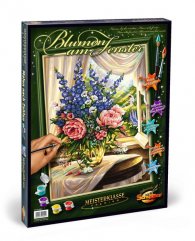 *Картина Цветя до прозорец 609130601