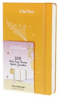 Бележник Moleskine Daily Diary 2013: Le Petit Prince Large Dark Orange [Hard Cover] [1090]