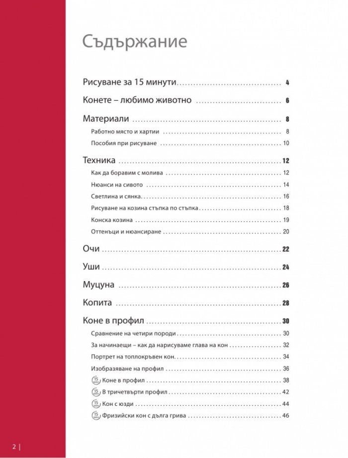 Изкуството да рисуваш за 15 минути: Коне