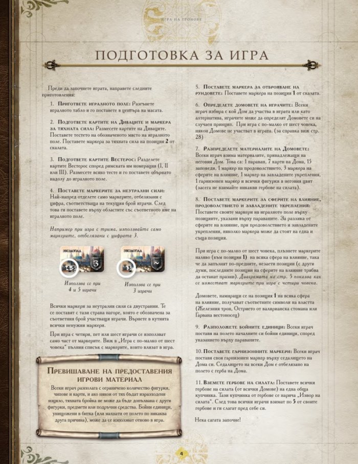 Игра на Тронове - Настолна игра 77270