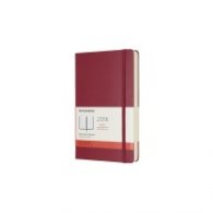 Moleskine 12 Month Daily Planner 2018, Large, Berry Rose, Hard Cover [5655]
