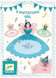 DJ04783 ПОКАНА ЗА ПАРТИ FAIRIES 8БР