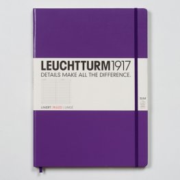 Бележник Leuchtturm1917 A4 Plus Master Slim Ruled Notebook Purple/ 340933
