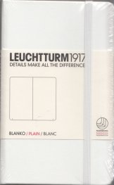 Бележник Leuchtturm 1917 Pocket Blanko [Plain], Hardcover, White/ 338743
