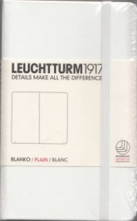 Бележник Leuchtturm 1917 Pocket Blanko [Plain], Hardcover, White/ 338743