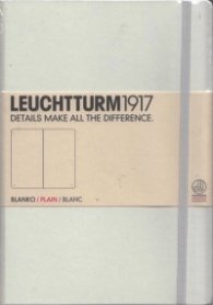 Бележник Leuchtturm 1917 Medium Blanko [Plain], Hardcover, White/ 338 725