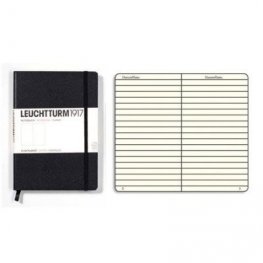 Бележник Leuchtturm 1917 Master Liniert [Ruled], Hardcover, Black/ 327 150