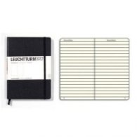 Бележник Leuchtturm 1917 Master Liniert [Ruled], Hardcover, Black/ 327 150