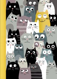 Тетрадка А5 - Хиляда котки CARTES D'ART