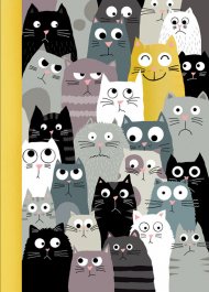 Тетрадка А5 - Хиляда котки CARTES D'ART